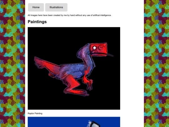 Paintings screenshot