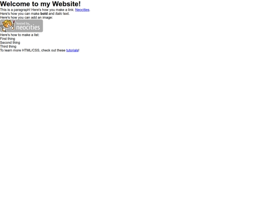 test screenshot