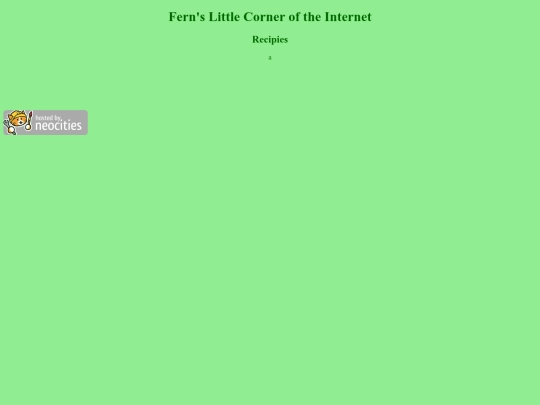 recipies screenshot