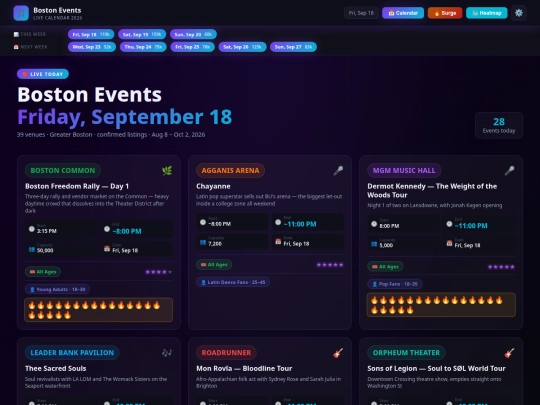 boston-events screenshot