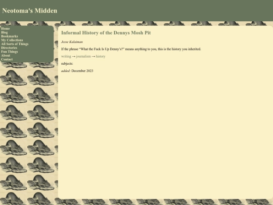 b/bookmark/informal-history-of-dennys-mosh-pit screenshot