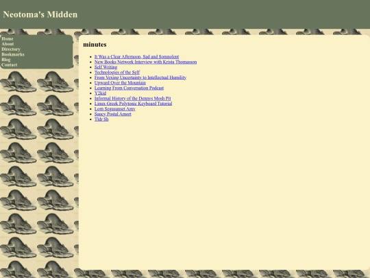 depth/minutes screenshot