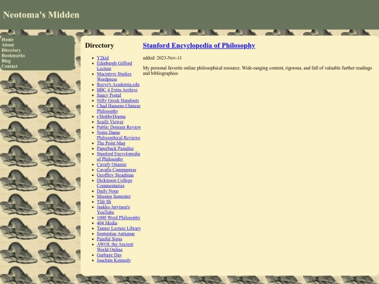 directory/stanford-encyclopedia-of-philosophy screenshot