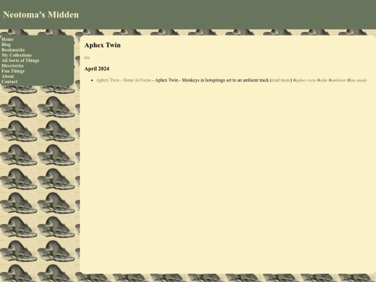 subjects/aphex-twin screenshot