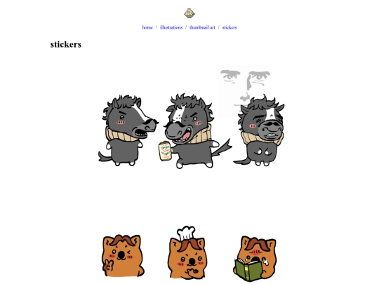 stickers screenshot
