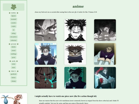 navbar/anime screenshot