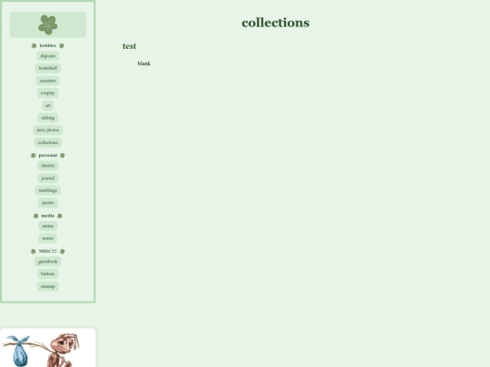 navbar/collections screenshot