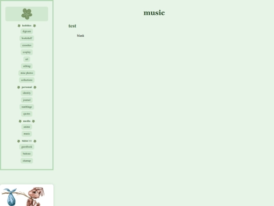 navbar/music screenshot