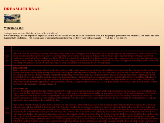DREAMJOURNAL screenshot