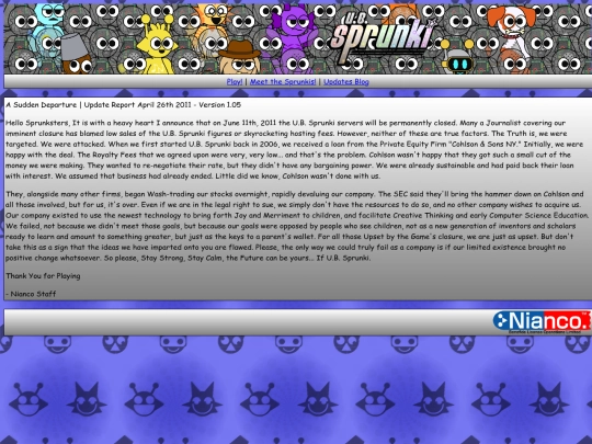 UB Sprunki/News screenshot