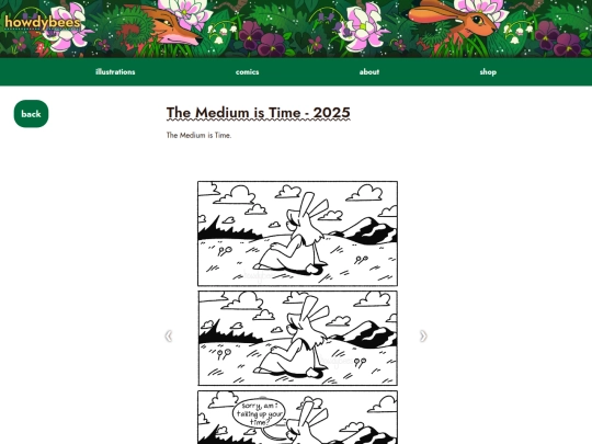 comics/TheMediumIsTime-2025 screenshot