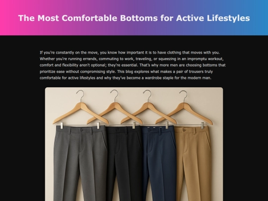 comfortable-bottoms screenshot