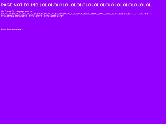 not_found screenshot