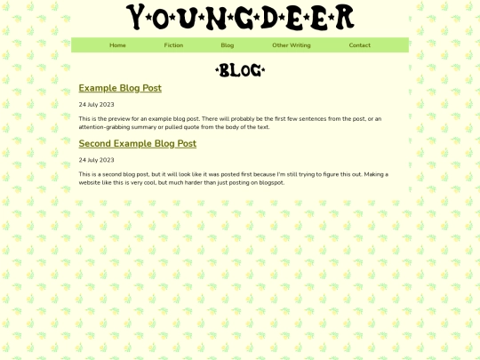 blog screenshot