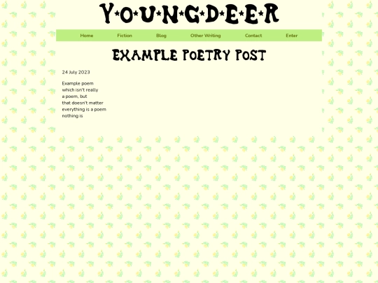poetry/example screenshot