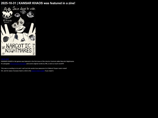 articles/kansarkhaoszine screenshot