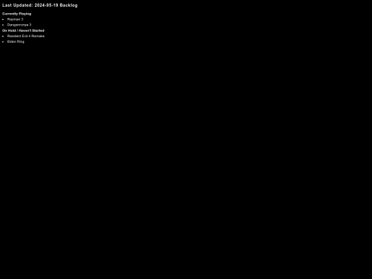 backlog screenshot