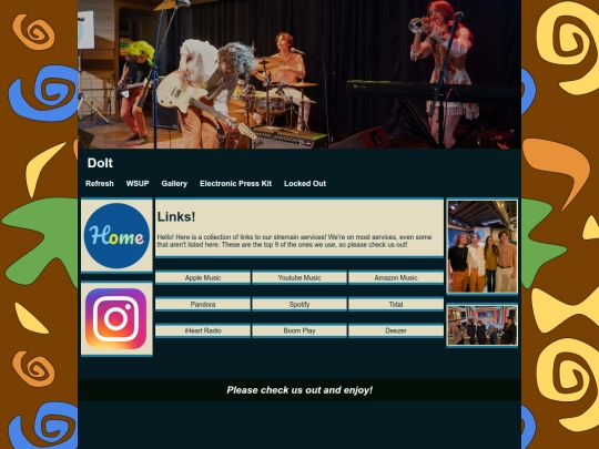 Links screenshot