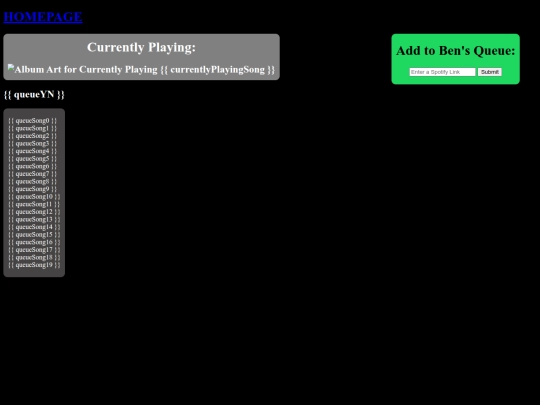 Spotify_Stuff/fetchQueue screenshot