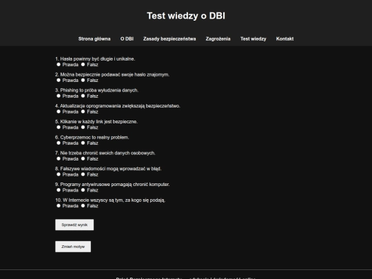 test screenshot