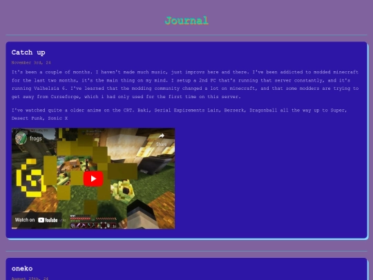journal screenshot