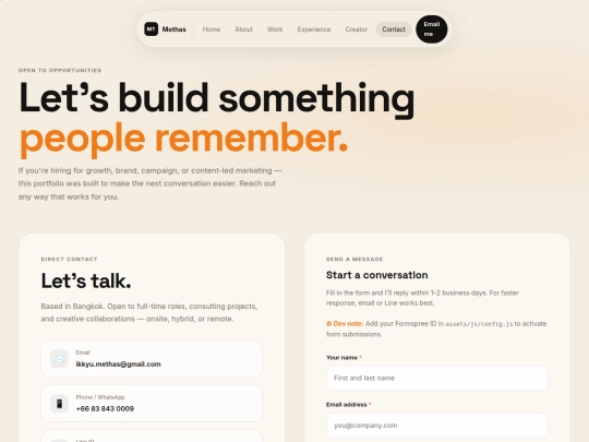 contact screenshot