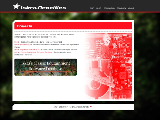 projects screenshot