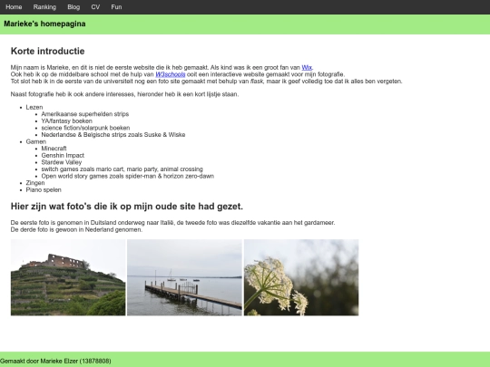 Site/home screenshot