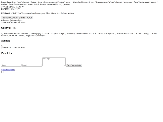 index screenshot