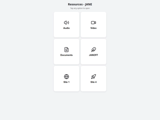 acts/JANE screenshot