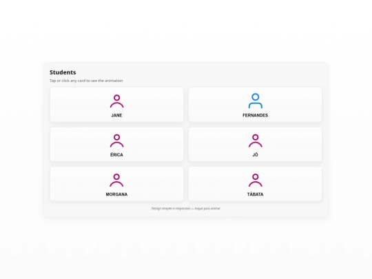 alunos screenshot