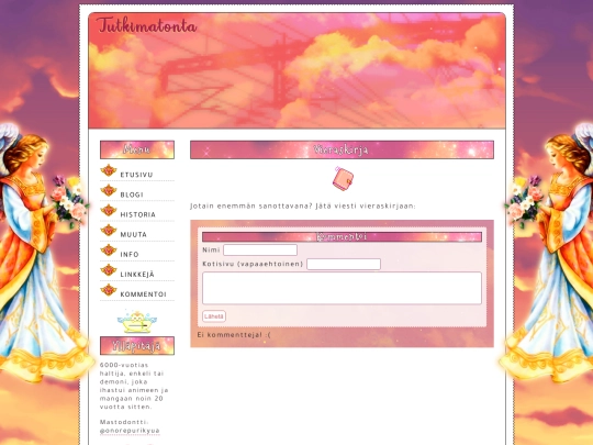 vieraskirja screenshot