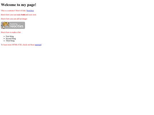 index screenshot