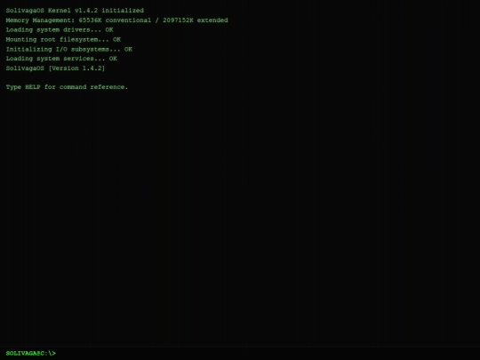 dos screenshot