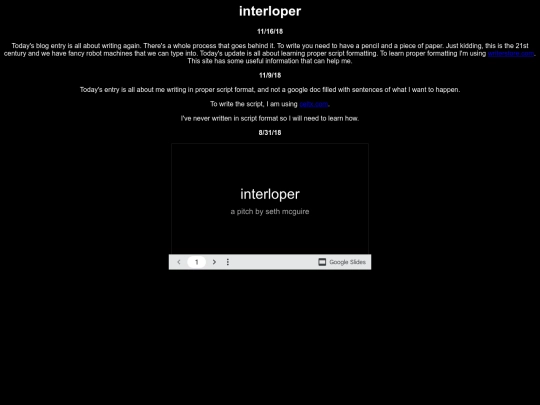 index screenshot