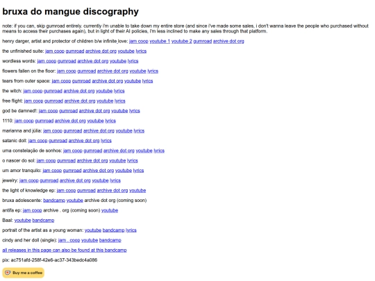 discography screenshot