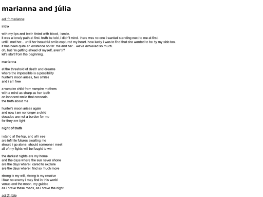 mariannaandjulialyrics screenshot