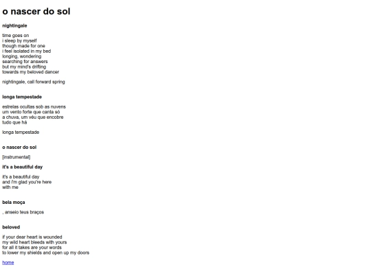 nascerlyrics screenshot
