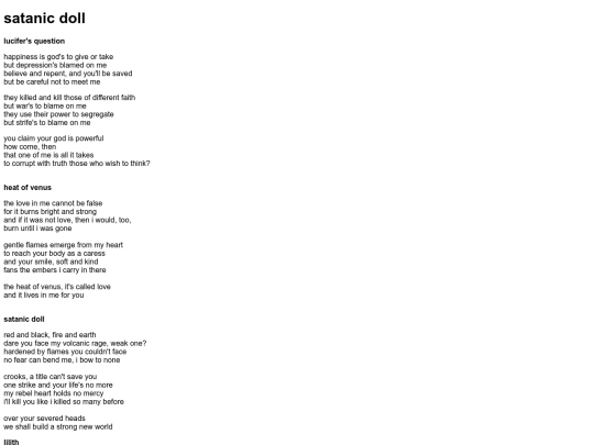 satanicdolllyrics screenshot