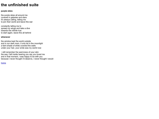 theunfinishedsuitelyrics screenshot