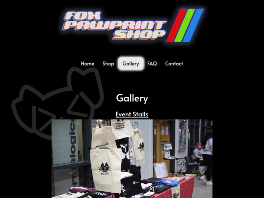 FoxPawPrints/Gallery screenshot