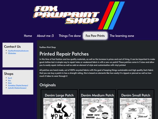 FoxPawPrints/RepairPatches screenshot