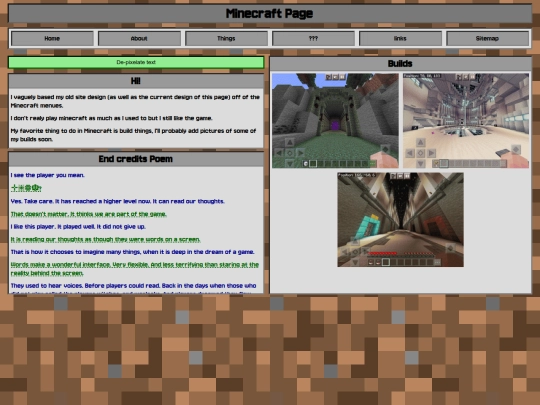 1/Minecraft/Minecraft-page screenshot