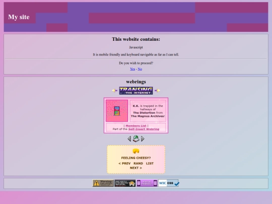 index screenshot
