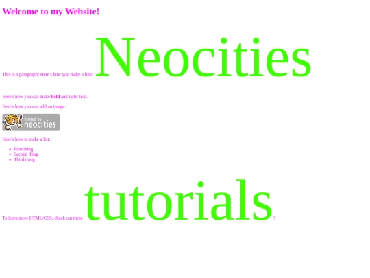 test screenshot