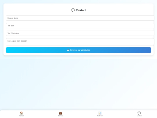 contact screenshot