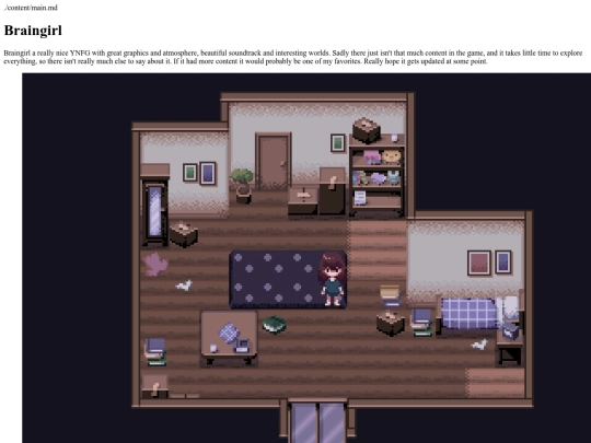 templates/yume-hub/braingirl screenshot