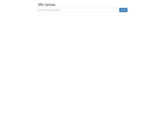 yeoman/tareas screenshot