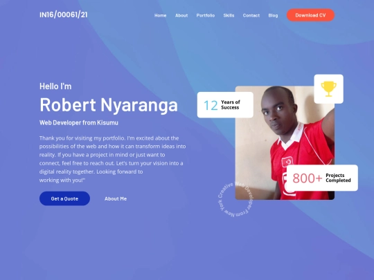 portfolio screenshot