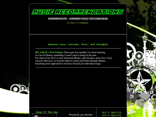 musicrec screenshot